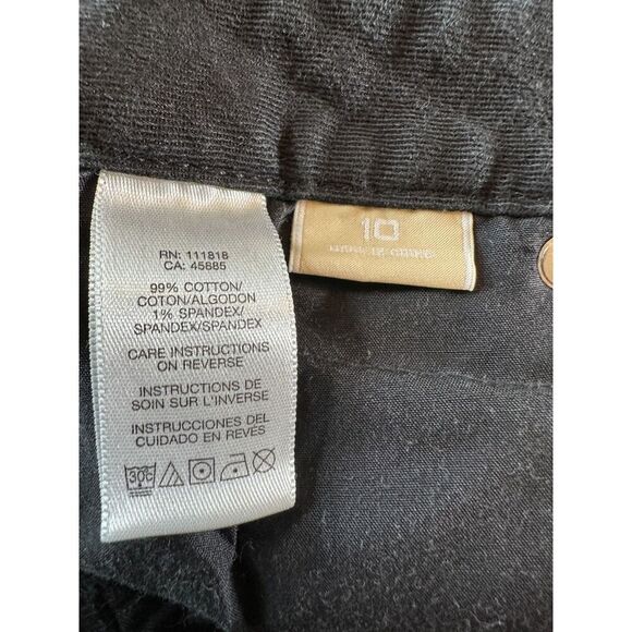Michael Kors Black Bootcut Jeans Size 10 - Picture 4 of 4